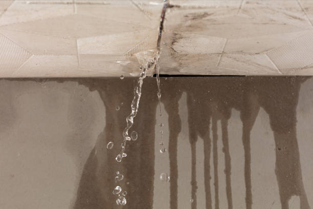 Professional Water Extraction technician working in Chouteau, OK